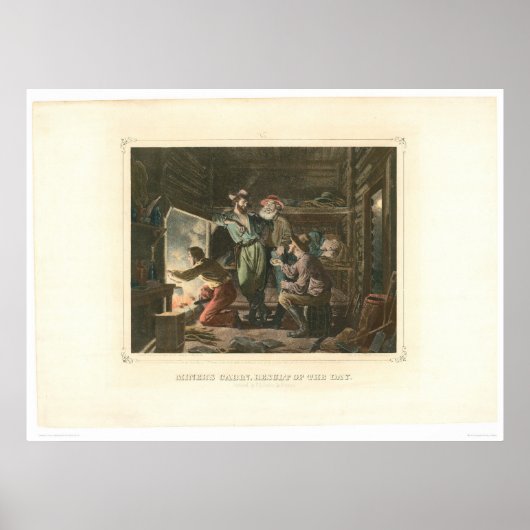 鉱夫の小屋、その日の結果(0155A) ポスター (正面)