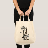 鉱夫の棒人間 トートバッグ (正面(商品))