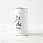 鉱夫の棒人間 ビールジョッキ (正面左)