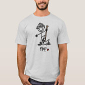 鉱夫の棒人間 Tシャツ (正面)