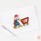 鉱夫 スクエアシール (封筒)