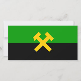 鉱夫・鉱山労働者国旗 カード