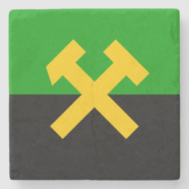 鉱夫・鉱山労働者国旗 ストーンコースター