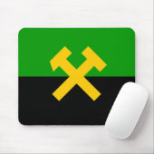 鉱夫・鉱山労働者国旗 マウスパッド (マウス)