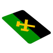 鉱夫・鉱山労働者国旗 マグネット (右側)