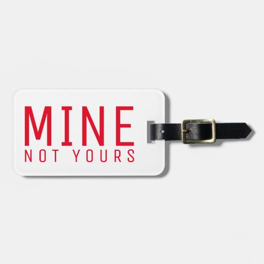 鉱山あなたのはっきりしたで粋なスタイル旅行荷物のラベル ラゲッジタグ (正面横)