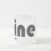 鉱山のコーヒー・マグ フロストグラスマグカップ (中央)