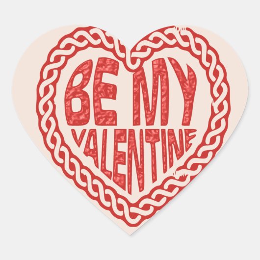 鉱山のハートシールとラベル ハートシール (正面)