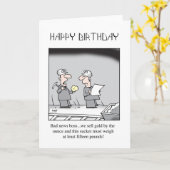 鉱山のバースデー・カード カード (黄色い花)