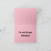 鉱山のリスのバレンタインがあって下さい シーズンカード (内部)