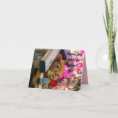 鉱山のリスのバレンタインがあって下さい シーズンカード (正面)