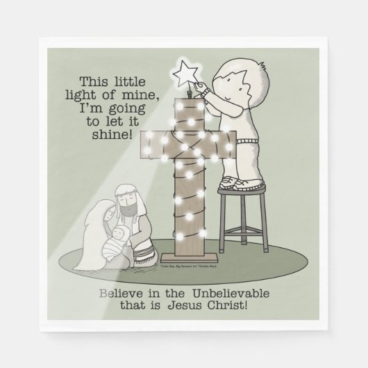 鉱山の光 スタンダードランチョンナプキン (正面)