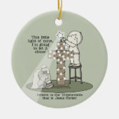 鉱山の光 セラミックオーナメント (正面)