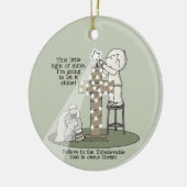 鉱山の光 セラミックオーナメント (左)