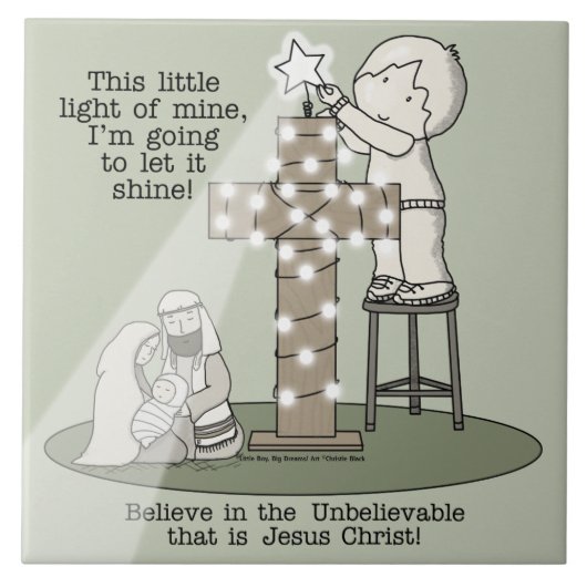 鉱山の光 タイル (正面)