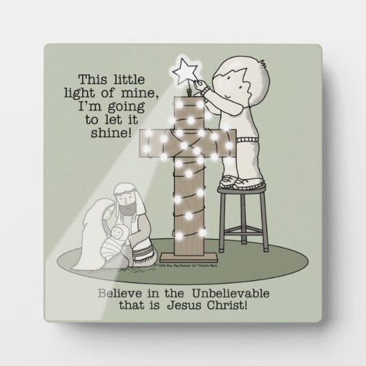 鉱山の光 フォトプラーク (正面)