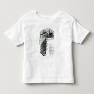 鉱山の坑道に巻き込まれた少年と少女 トドラーTシャツ