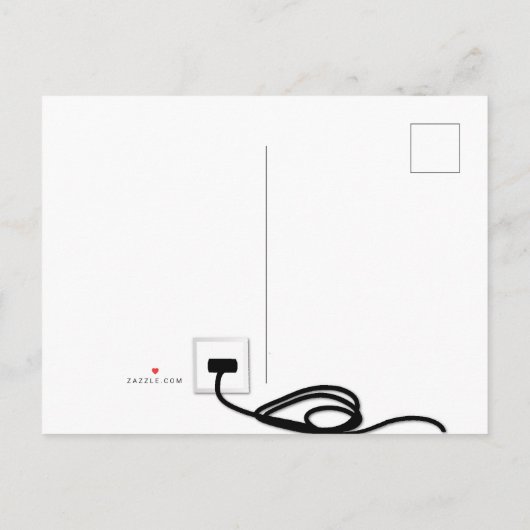 鉱山の郵便はがきのこの小さいライト 案内ポストカード (裏面)