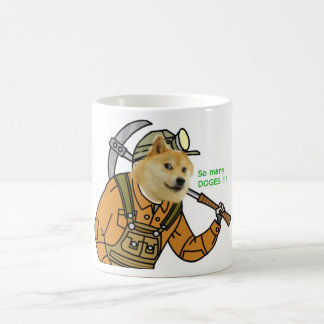 鉱山のShibeのコーヒーカップ コーヒーマグカップ
