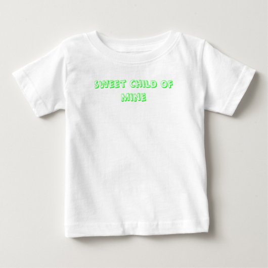 鉱山のsleepsuitの甘い子供 ベビーTシャツ (正面)
