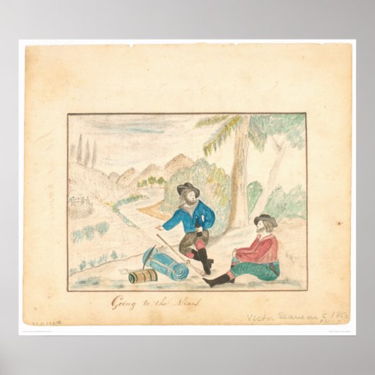 鉱山への移動(1600A) ポスター (正面)