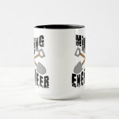 鉱山技士 十字シャベル マグカップ (中央)