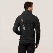 鉱山技術者がTシャツを掘る パーカ (裏面フル)