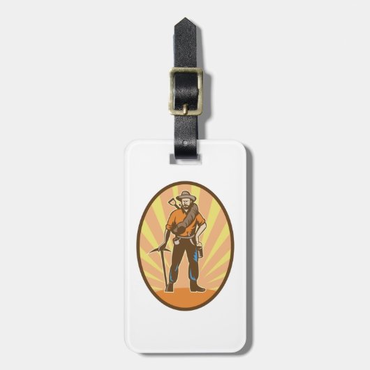 鉱山探査機 ラゲッジタグ (正面縦)