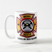 鉱山救助 コーヒーマグカップ (左)