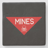 鉱山標識 |看板 |記号 ストーンコースター (正面)