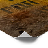 鉱山立坑ホイスト通信チャート ポスター (角)