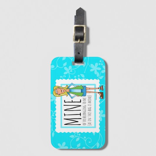 鉱山 ラゲッジタグ (正面縦)