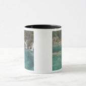 鉱床は滝を作り澄ん マグカップ (中央)