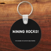鉱業の岩！ キーホルダー (正面)