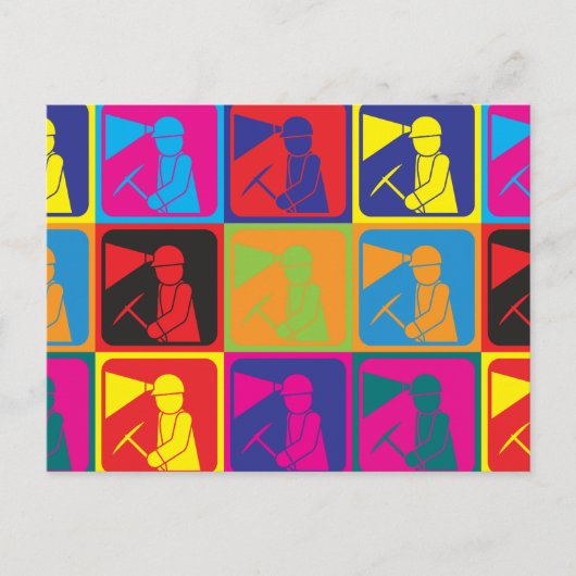 鉱業ポップ・アートの術 ポストカード (正面)