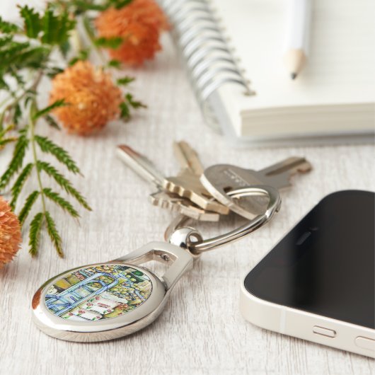 鉱業化の芸術的妨げ キーホルダー (側面)