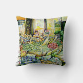 鉱業化の芸術的妨げ クッション (裏面)