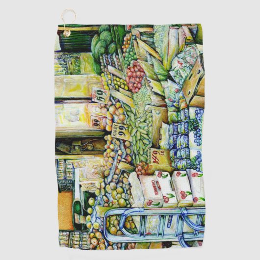 鉱業化の芸術的妨げ ゴルフタオル (正面)