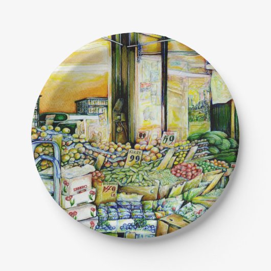 鉱業化の芸術的妨げ ペーパープレート (正面)