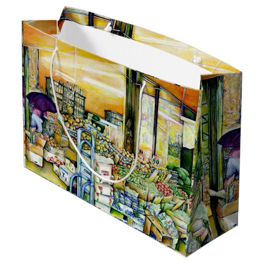 鉱業化の芸術的妨げ ラージペーパーバッグ (裏面アングル)