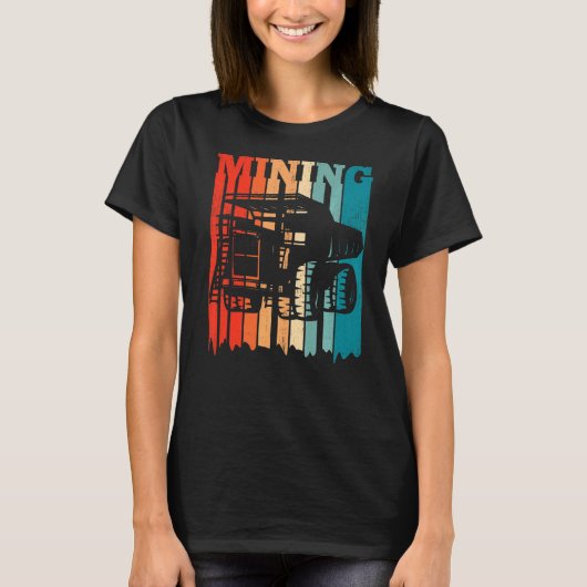 鉱業技術者エンジニアリング鉱夫アパレル Tシャツ (正面)