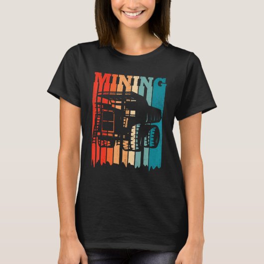 鉱業技術者エンジニアリング鉱夫アパレル Tシャツ (正面)