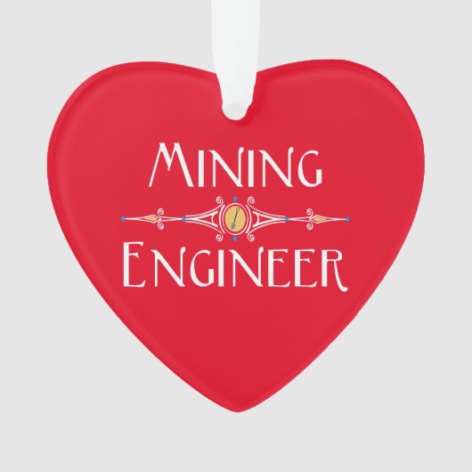鉱業技術者装飾線 オーナメント (正面)