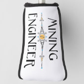 鉱業技術者装飾線 ゴルフヘッドカバー (回転90)