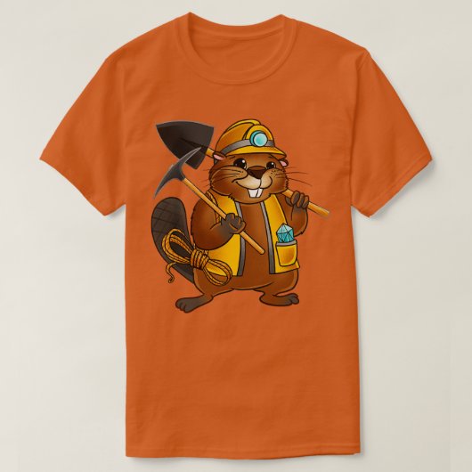 鉱業技術者 Tシャツ (デザイン正面)