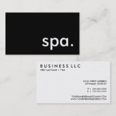 鉱泉 名刺 (正面/裏面)