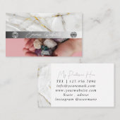 鉱物アメジスト結晶石英質質素材事業C 名刺 (正面/裏面)