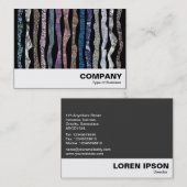 鉱物ストライプ 名刺 (正面/裏面)
