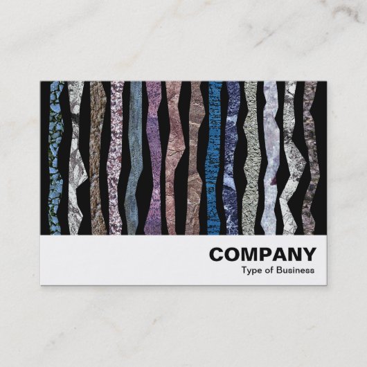 鉱物ストライプ 名刺 (正面)