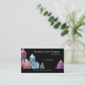 鉱物原結晶名刺 名刺 (スタンド正面)